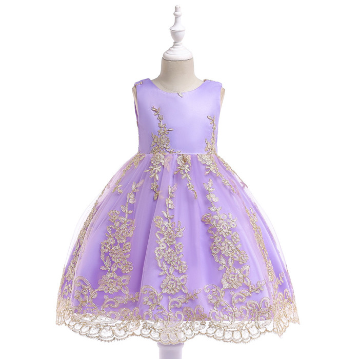 Girl Princess Dress Role-Playing Costume Flower Girl Dress