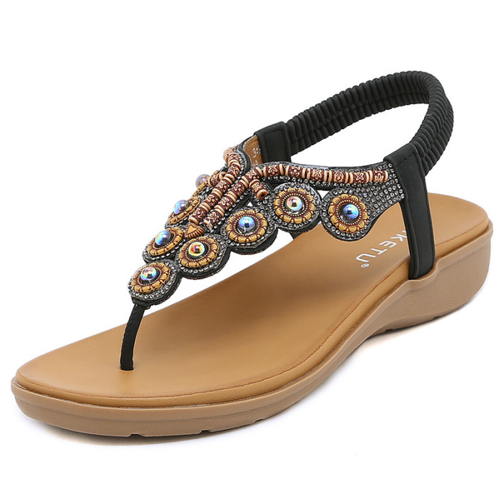 Bohemian Women's Sandals Fashion Retro Beach Flat shoes