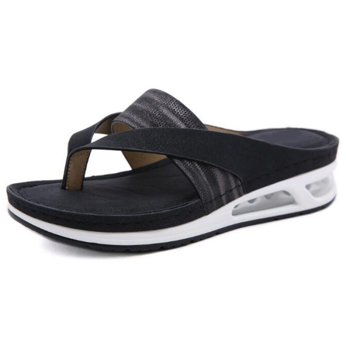 Fashion Flip Flops Casual Beach Platform Ladies Sandals Flat shoes