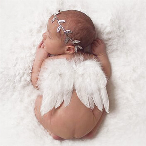 Angel Wings Feather Wings Headband Photo Hair Accessories Newborn Photography