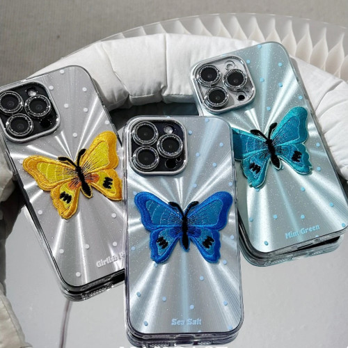 Aurora butterfly mobile phone case