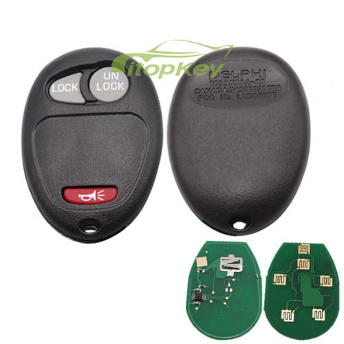 For Buick 2+1 Button remote key with FCCID L2C0007T-315mhz