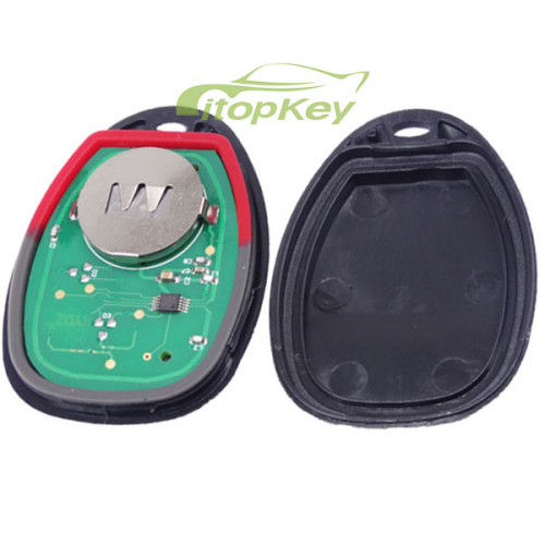 For Buick 3+1 Button remote key with FCCID KOBGT04A -315mhz