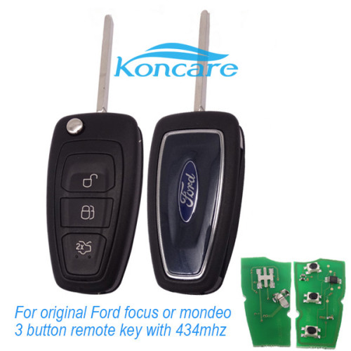For original Ford Focus or Mondeo 3B remote 4D63 chip-434mhz CMIIT ID:2010DJ1445 continental: 5WK49986 AM5T-15K601-AE