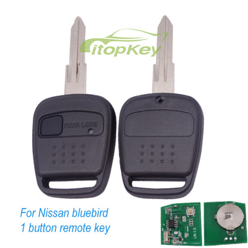 For Nissan bluebird 1 button remote key 315mhz