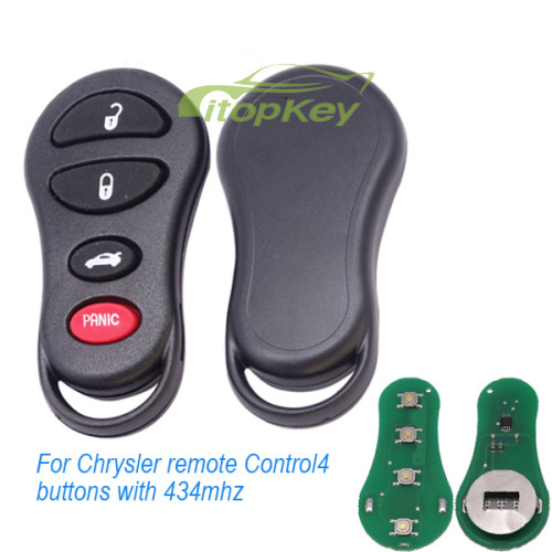 For Chrysler remote Control 4 B 434mhz GQ43VT9T GQ43VT17T