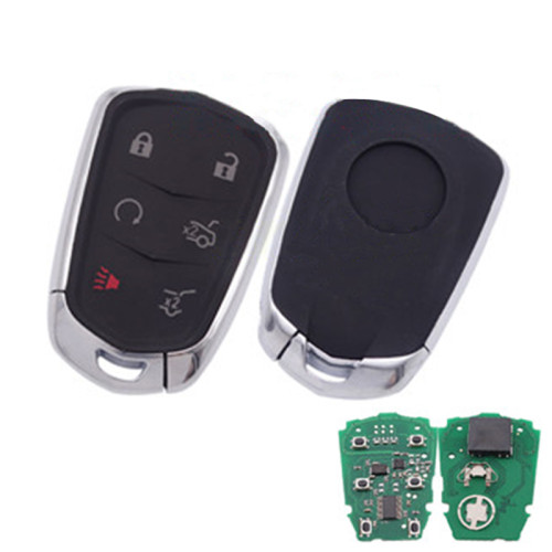 For Cadillac smart keyless 6 button remote key with 315mhz