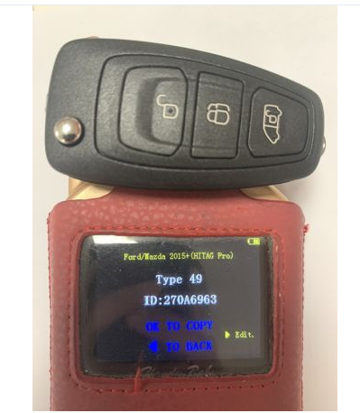original 3 button remote key with 433.92MHZ FSK model with 49 chip GK2T15K601-AB A2C94379403