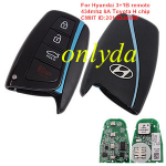 original Hyundai 3+1 button remote key 434mhz with 8A Toyota H chip Model: Seks-HG11A0B KCC:kcc-CRM-SCK-SEKS-HG11A0B  CMIIT ID:2011DJ4896