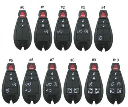 the remote key with 433.92MHZ compatible with iyzc01c and M3N5WY72XX , totally 11 model key shell, you please choose which shell you need?