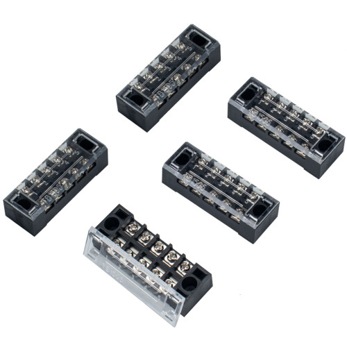 5 Positions Dual Row Screw Terminal Strip Block-Wholesale Price for Rv Boat  /Shopify,Amazon,Ebay,Wish Hot Seller