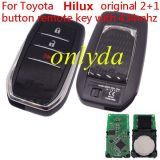 For Toyota Hilux original 2+1B remote Toyota H chip- 434mhz FCCID：61A965-0182