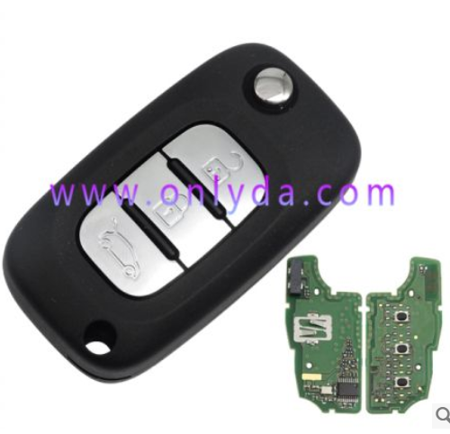 For original Renault 3 button remote key with 434mhz