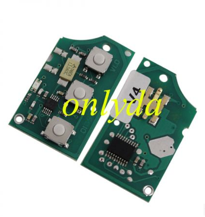 For VW 2 Button remote control with 434mhz 1JO 759 753 A