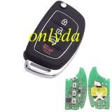 For Original hyundai 3+1 button remote key with 315mhz FSK model MP12R-12