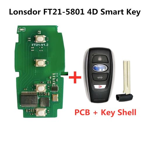 Lonsdor FT21-5801 314/433MHz K518 Smart Remote Key for S-ubaru 4D PCB Board work with K518