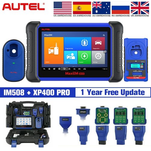 Autel IM508 & XP400 PRO IMMO Key Programming Tool Auto Diagnostic Scanner No IP restrictions PK IM608
