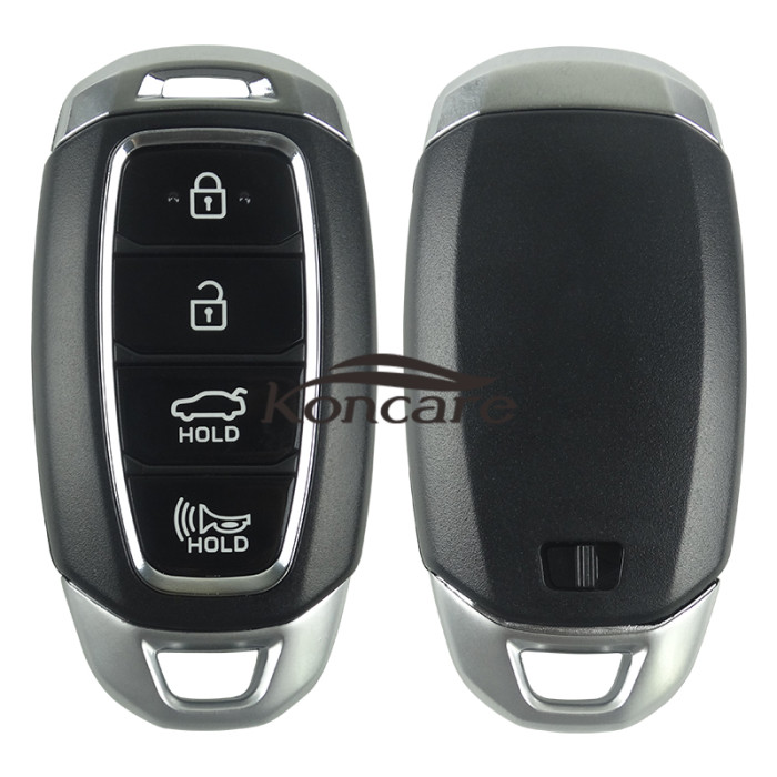 for Hyundai 4 button remote key blank with emmergency key blade