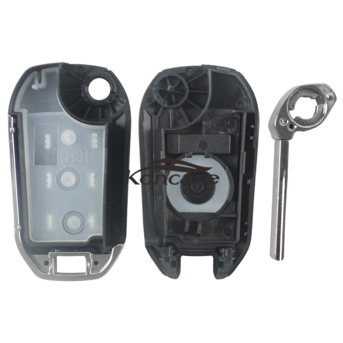 For peugeot  3 button remote key blank with HU83  blade
