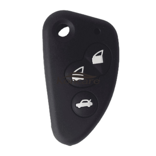 For Alfa 3 button silicon key case  （black）