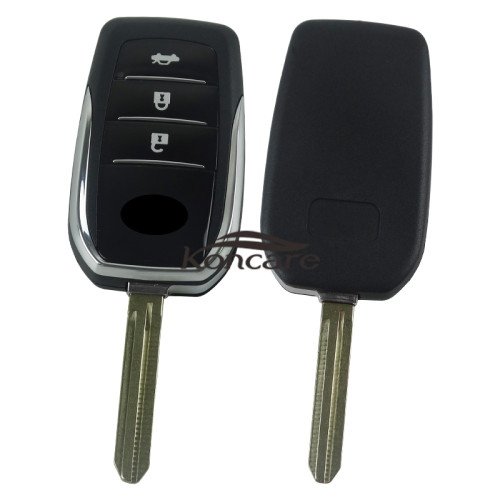 For Toyota 3 button upgrade remote key blank 