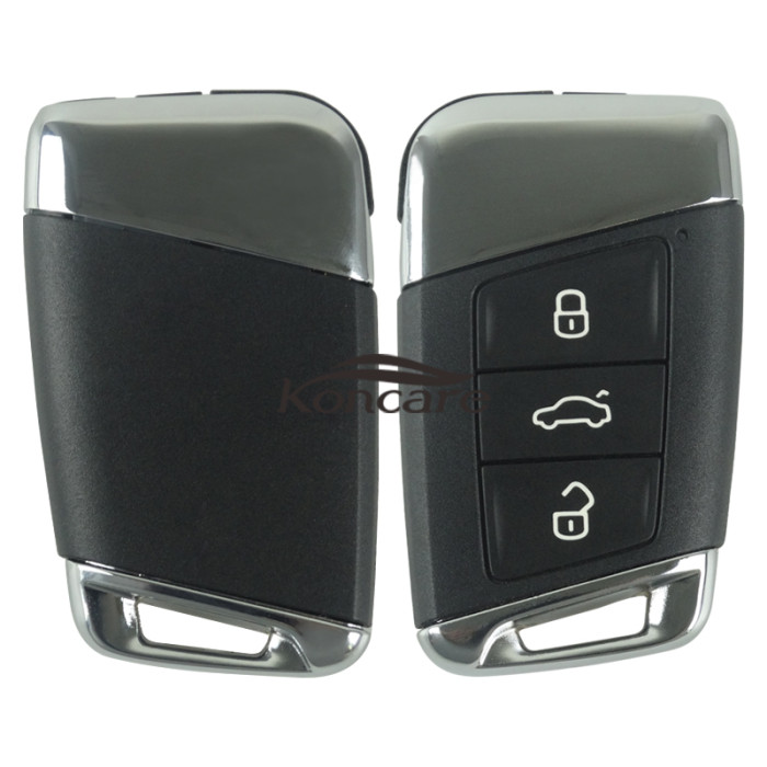 Original VW 3 Button remote key blank with HU162 blade