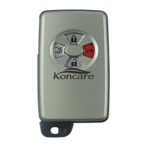 For Toyota 3+1 button remote key shell with key blade