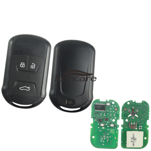 original chery smart 3 button remote key with 7953chip with 433mhz