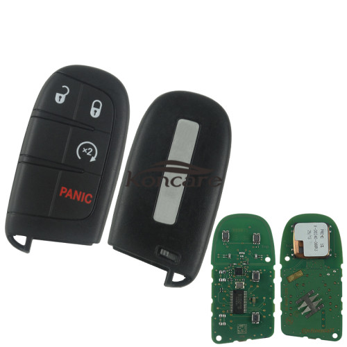 Original Jeep 3+1 button remote key with 434MHZ with HITAG AES