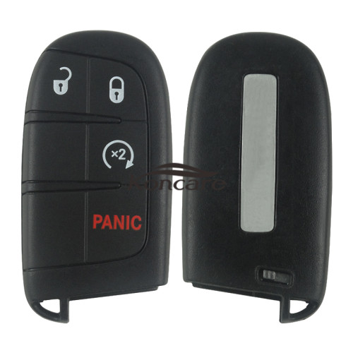 Original Jeep 3+1 button remote key with 434MHZ with HITAG AES