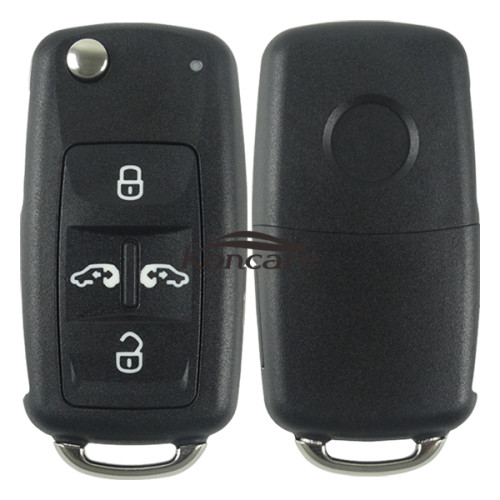 VW 5 button remote key blank