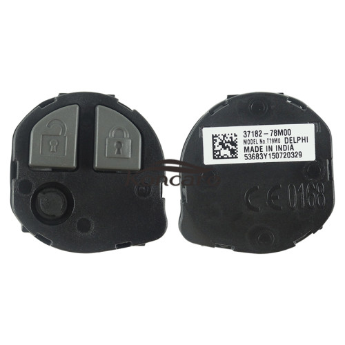 Original Suzuki 2 button remote key 433.92MHZ with 47chip（HITAG3) ASK model 37182-78M00 Model NO:T79M0 DELPHI 53683Y150720329