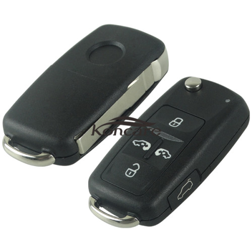VW 5 button remote key blank