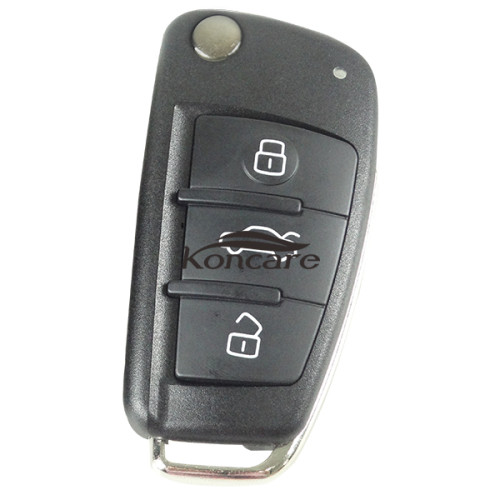 For Audi Q3 3 button remote key keyless go  with ID48 chip with 434mhz  8XO837220D