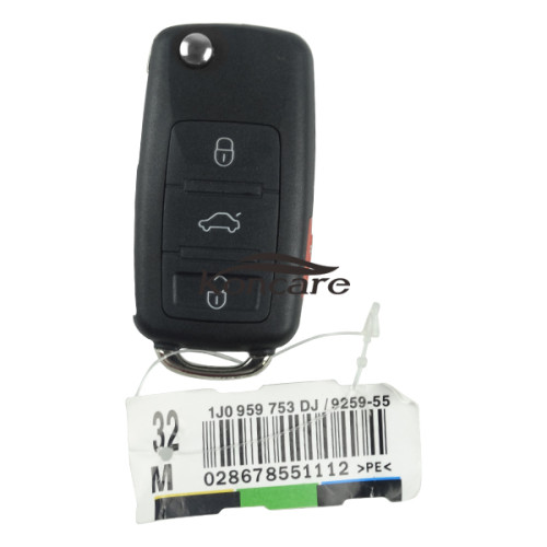 For Audi 3+1 button A8 Remote key with 434mhz/315mhz