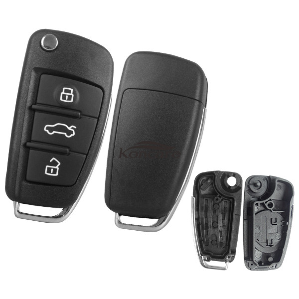 For Audi A6L 3 button  Remote key Blank