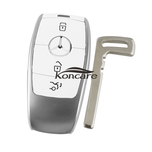 For Benz 3 button key shell with blade with white  color