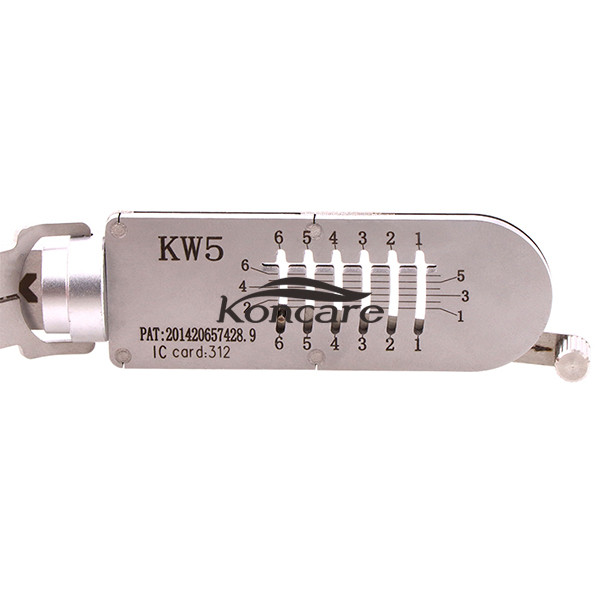 KW5 AKK 2 in 1 decode and lockpick for KwiKset  Residential Lock