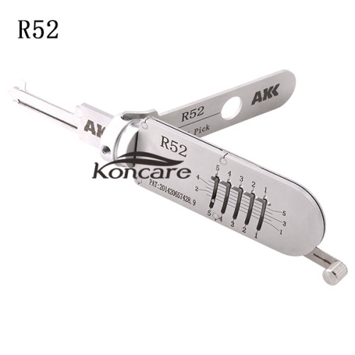 R52 AKK 2 in 1 decode and lockpick for Residential Lock