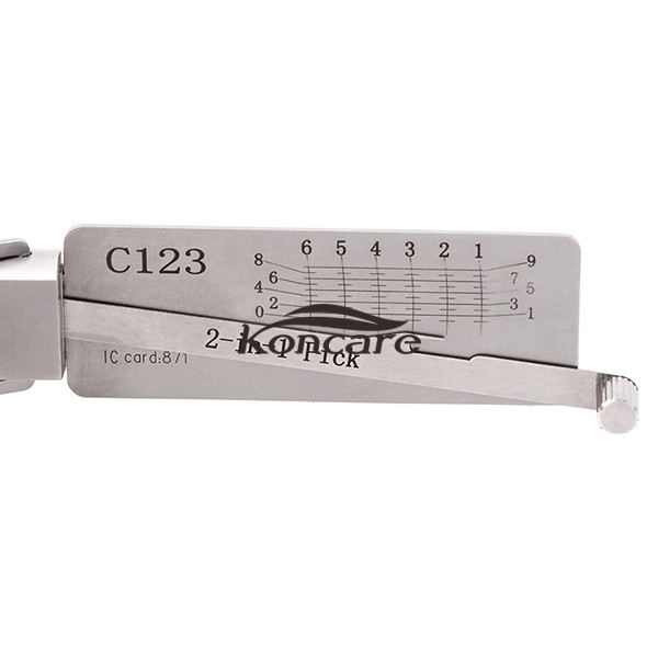 C123 AKK 2 in 1 decode and lockpick for Residential Lock