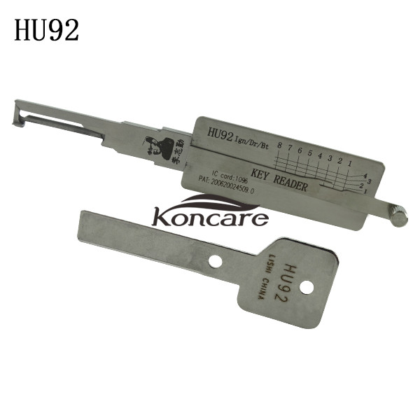 For HU92 key reader locksmith tools
