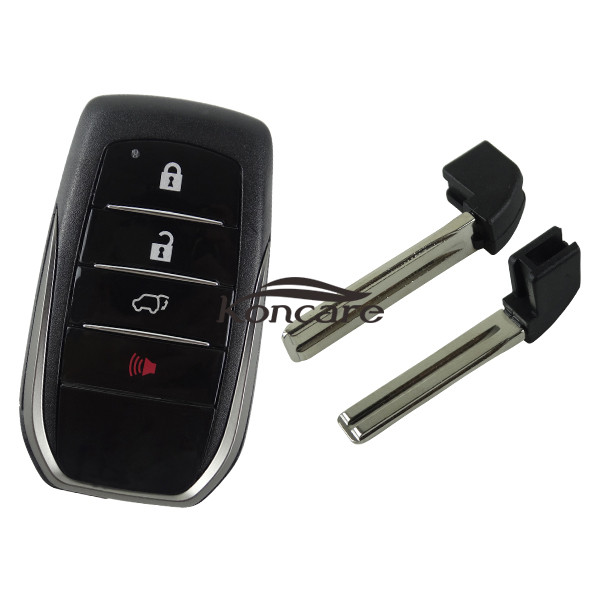 For Lexus 3+1 button modified remote key blank