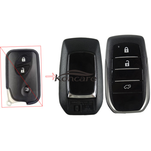 For Lexus 3 button modified remote key blank