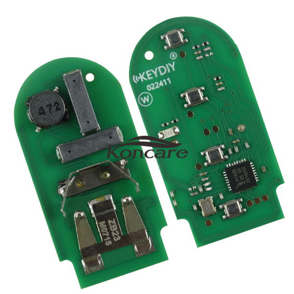 KEYDIY Remote key 4 button ZB23-3 smart key for KD-X2 only PCB and KD MAX