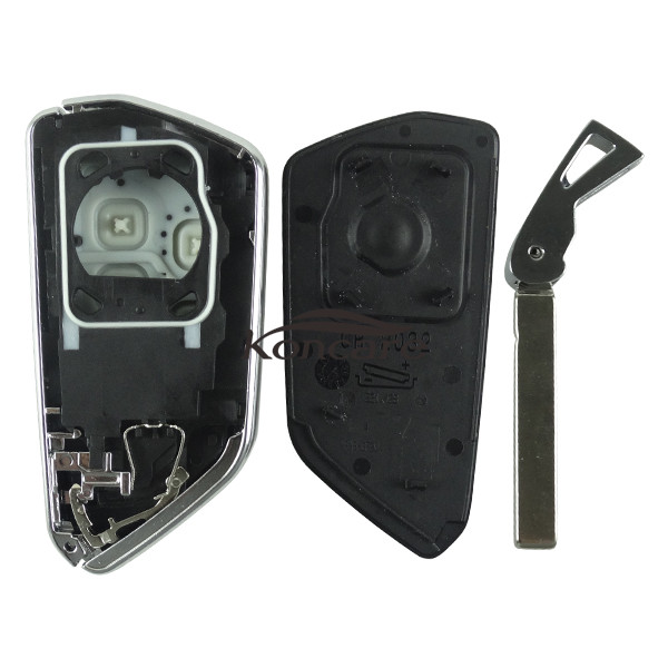 aftermaket VW 5 button remote key blank with key blade