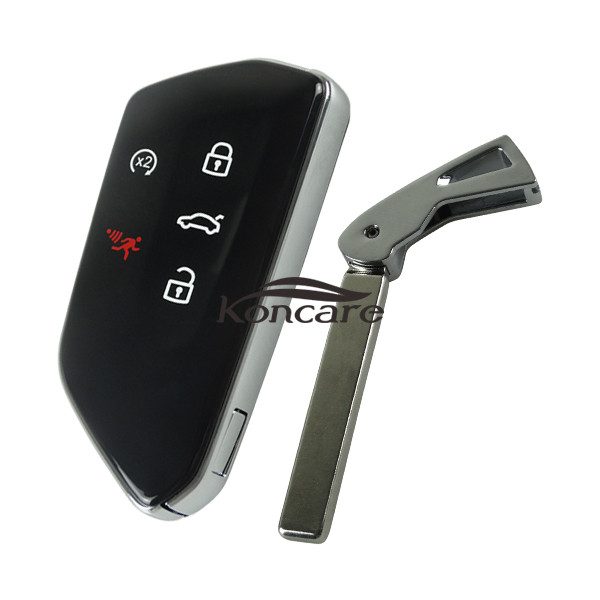 aftermaket VW 5 button remote key blank with key blade