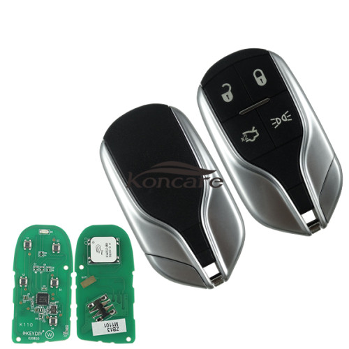 Free shipping Ford model KEYDIY Remote key 4 button ZB13-4 smart key only have PCB for KD-X2 and KD MAX