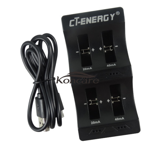 VL2032/2020 rechargeable lithium battery smart charger