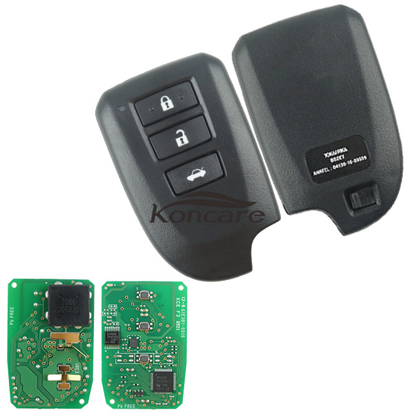 original Toyota 3 button remote key with 315mhz with AES 8A chip