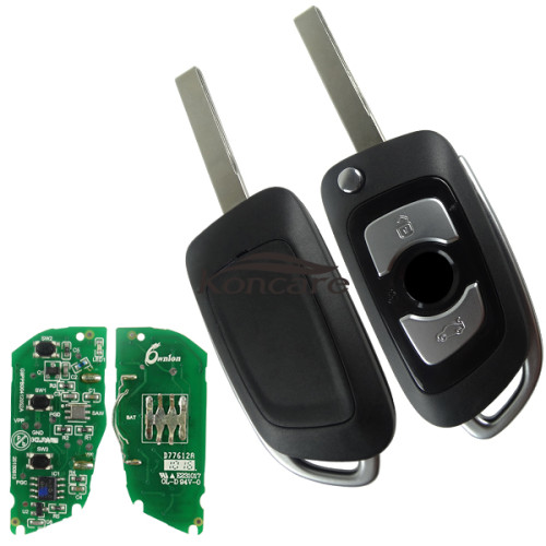 For Brilliance Auto 2 remote key Transpondedor Mas para46 metros PCF7936 8F2A3811 56CFD410 with 433.91mhz ask Brilliance V3
